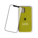 Combo Lámina de Vidrio 5D + Carcasa iPhone 12