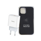 Combo Carcasa iPhone 12 / 12 Pro + Enchufe Tipo C Carga Rápida
