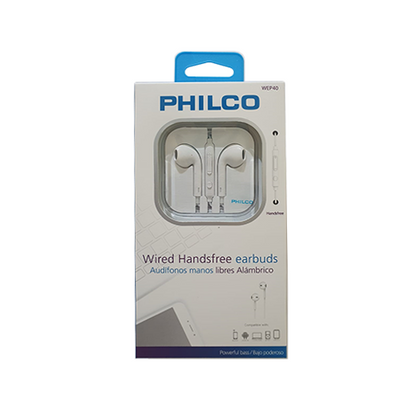 Audífonos Philco WEP40 Manos Libres Blanco
