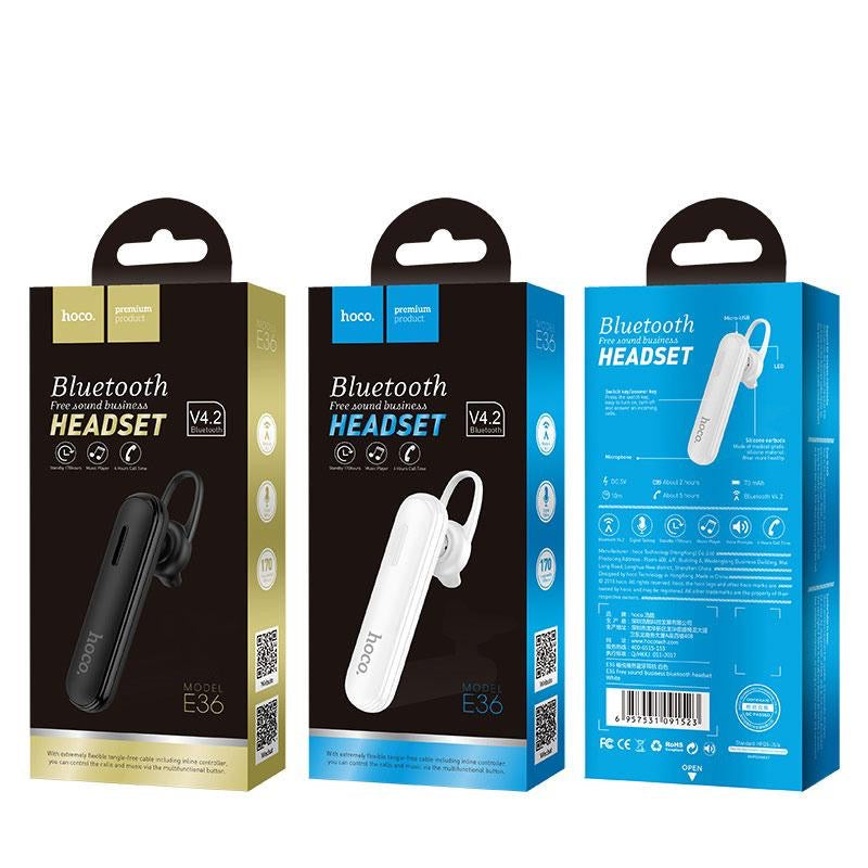 Auriculares Inalámbricos Bluetooth con Sonido Hoco E36 Blanco