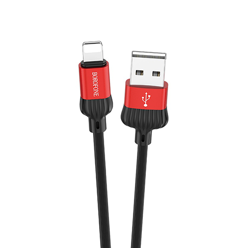 Cable de Datos de Carga iPhone Borofone X28 Rojo