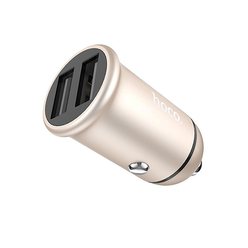 Cargador Auto Mini Doble USB Hoco Z30