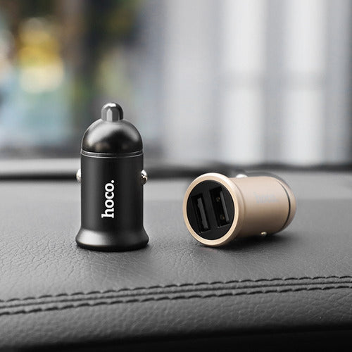 Cargador Auto Mini Doble USB Hoco Z30